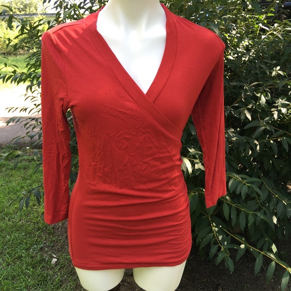 CAbi Tops - CAbi red top size Large